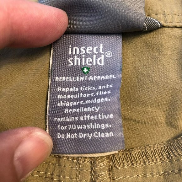 LL Bean No Fly Zone Insect Repellent Pants 40x29 Cargo Lightweight - Picture 4 of 9